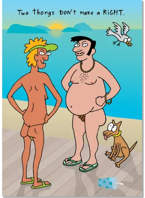 191 Thongs (Birthday Card)