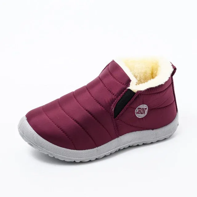 2020 winter boots women waterproof snow women shoes flat Casual Winter Shoes Ankle Boots for Women plus Size Couple shoes