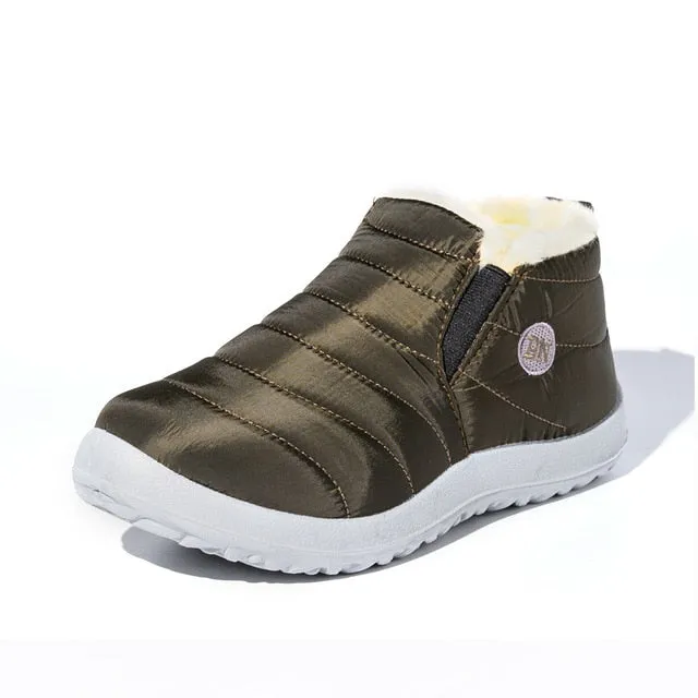 2020 winter boots women waterproof snow women shoes flat Casual Winter Shoes Ankle Boots for Women plus Size Couple shoes