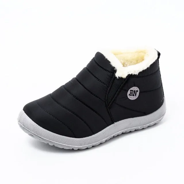 2020 winter boots women waterproof snow women shoes flat Casual Winter Shoes Ankle Boots for Women plus Size Couple shoes