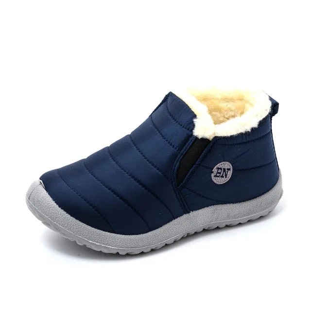2020 winter boots women waterproof snow women shoes flat Casual Winter Shoes Ankle Boots for Women plus Size Couple shoes
