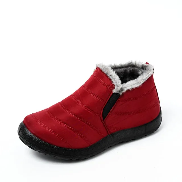2020 winter boots women waterproof snow women shoes flat Casual Winter Shoes Ankle Boots for Women plus Size Couple shoes