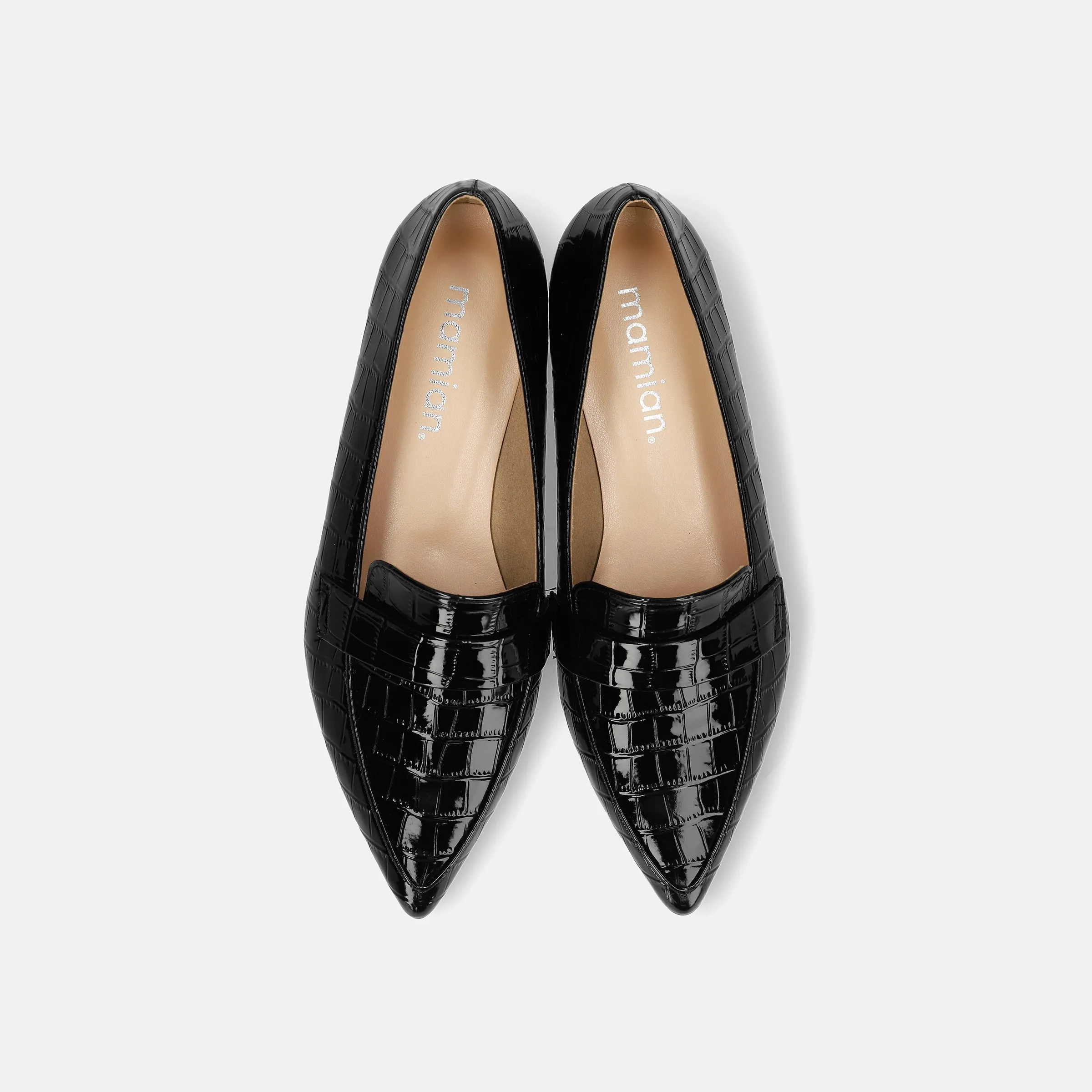 2024: For both sunny and rainy days/Loafers Flat shoes (m17039) Black CR