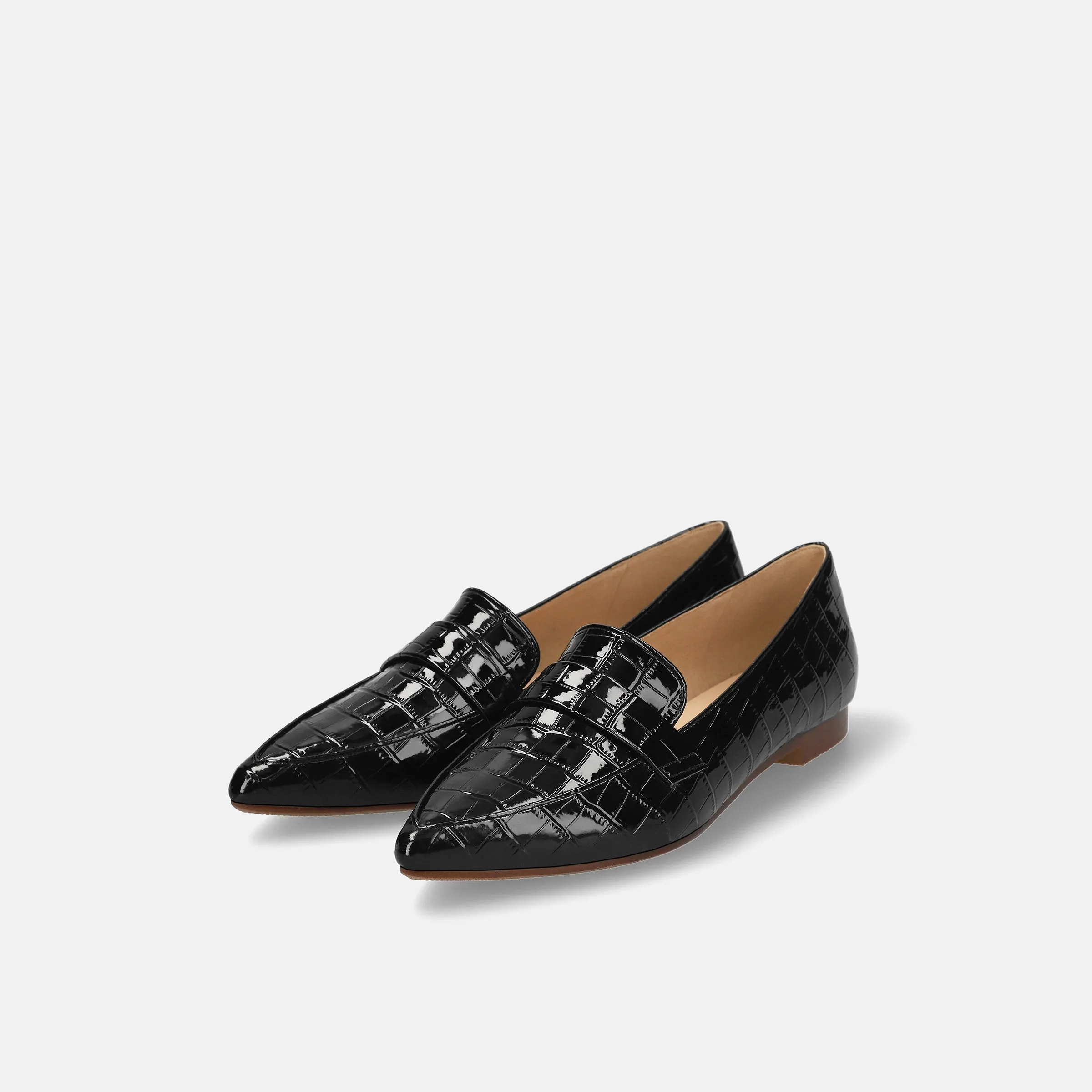 2024: For both sunny and rainy days/Loafers Flat shoes (m17039) Black CR