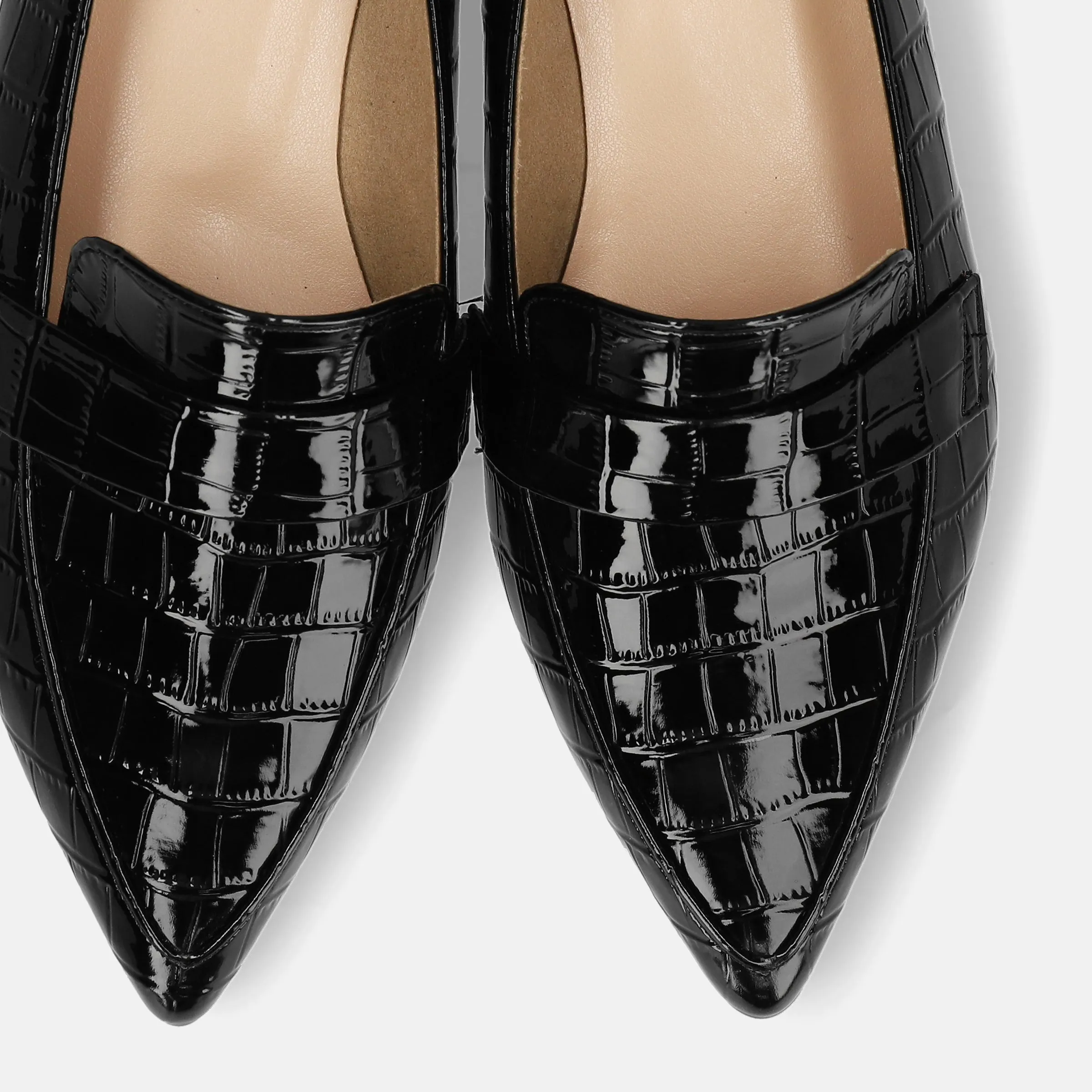 2024: For both sunny and rainy days/Loafers Flat shoes (m17039) Black CR