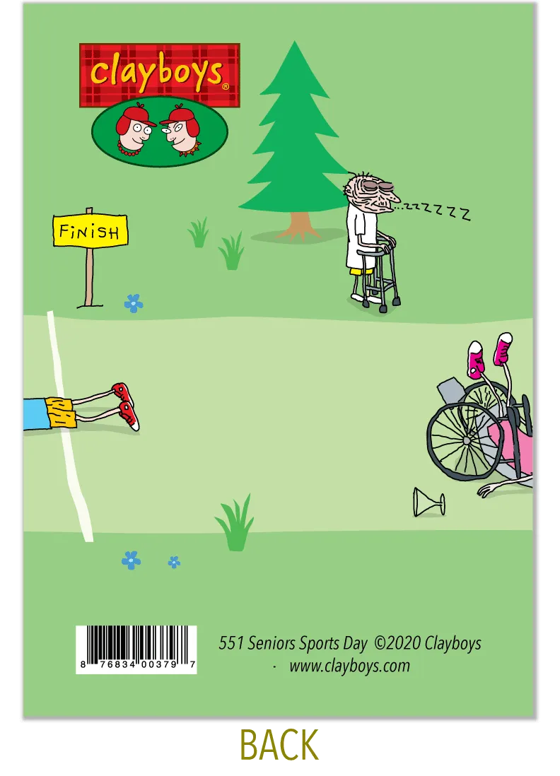 551 Seniors Sports Day (Birthday Card)