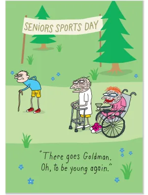 551 Seniors Sports Day (Birthday Card)