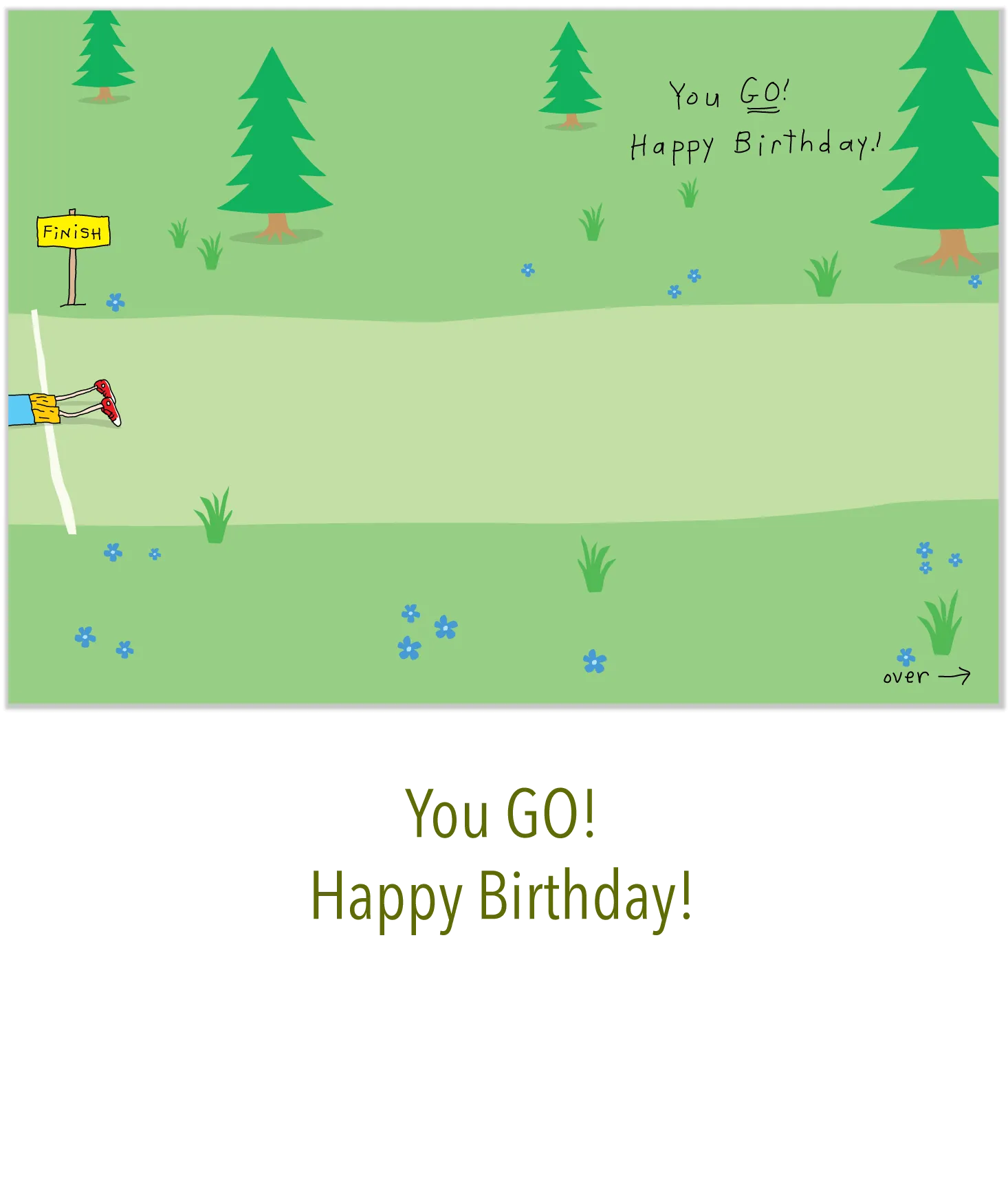 551 Seniors Sports Day (Birthday Card)