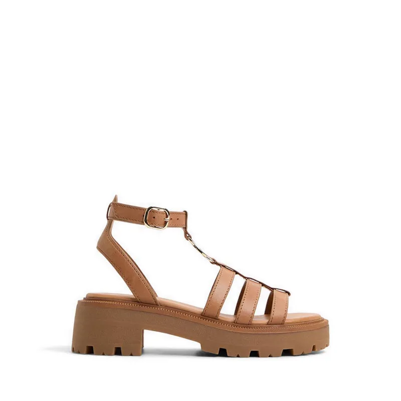 Aldo Lamington Women's Heeled Sandals - Medium Brown