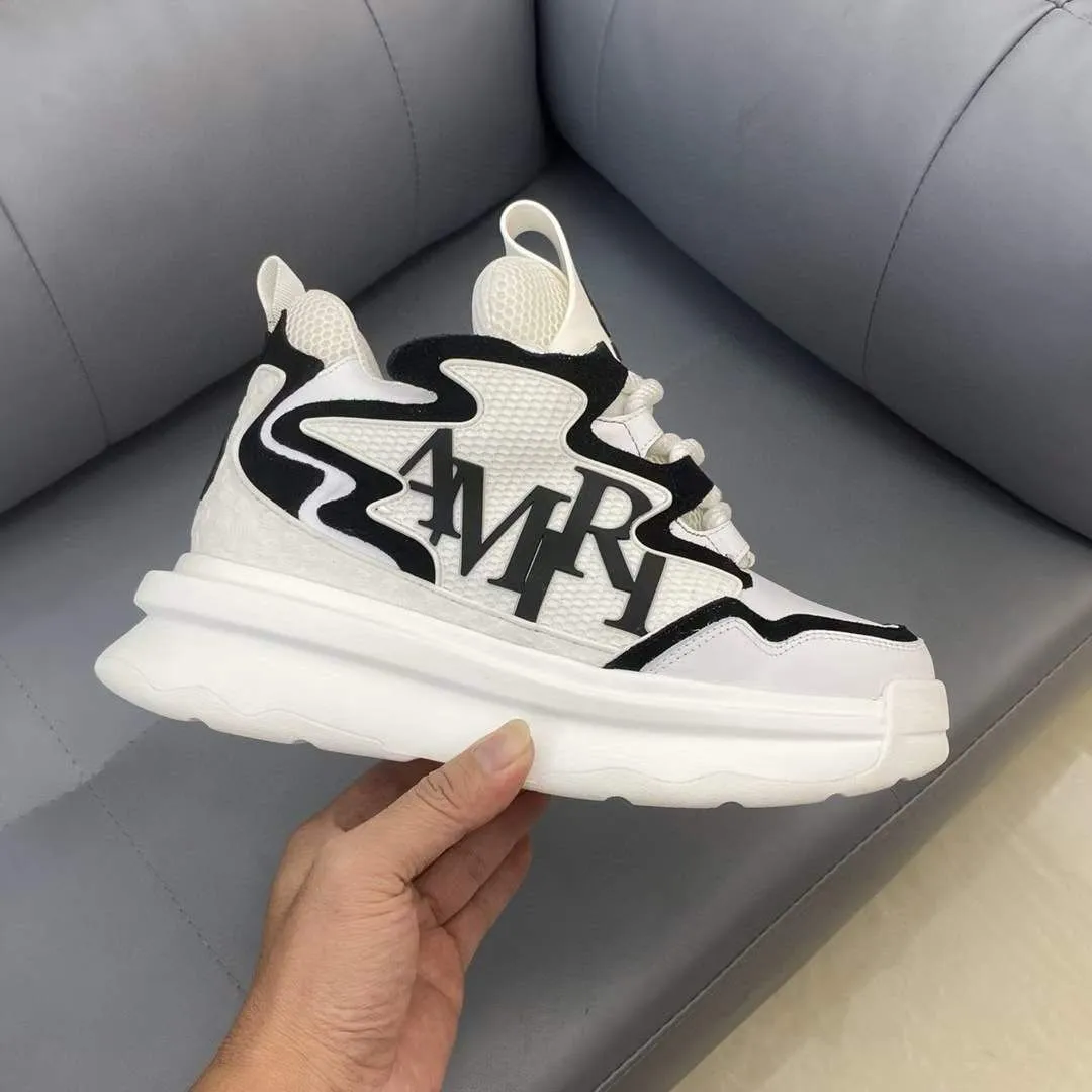 AMIRI || Daymaster White Low-Top Sneakers