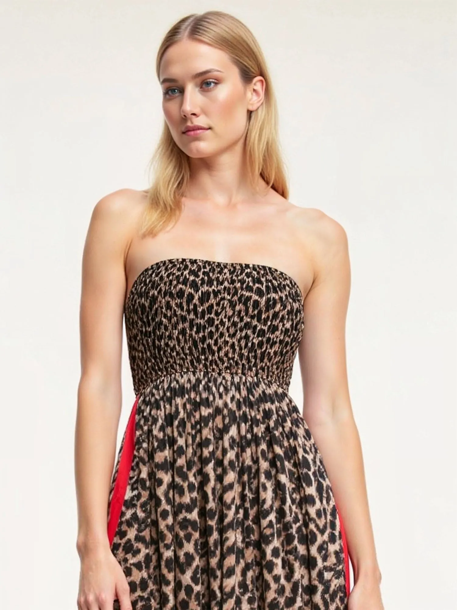 Animal Print Wide Leg Jumpsuit