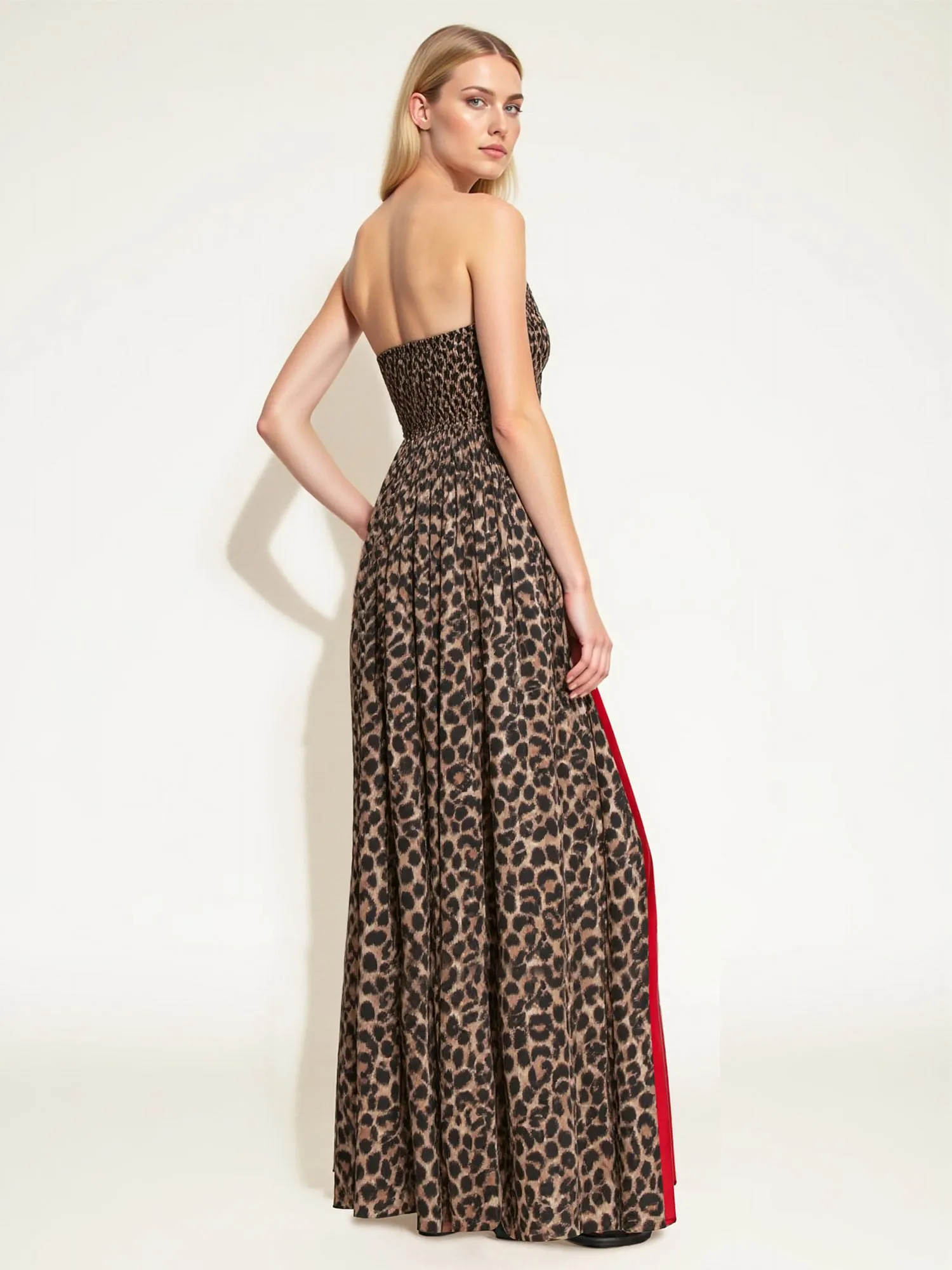 Animal Print Wide Leg Jumpsuit