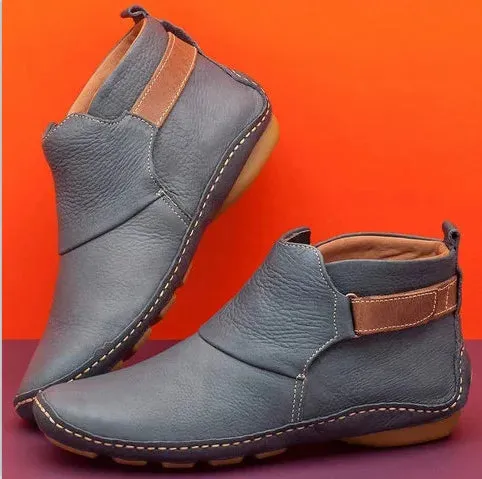 Ankle Boots Ladies Fashion Women Boots Flats Waterproof  Comfortable Shoes Winter No Slip Booties Female Casual Shoes Woman