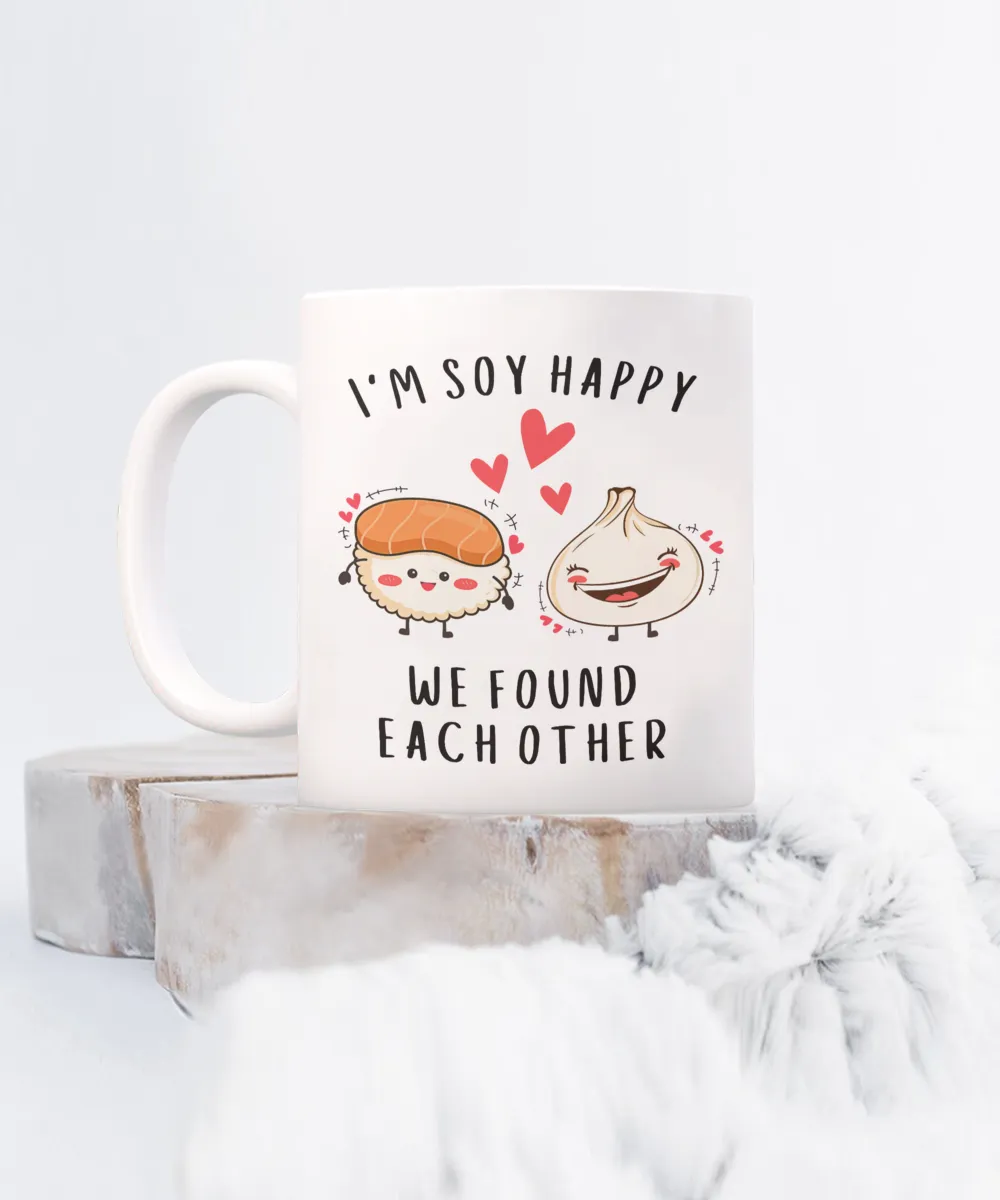 Anniversary Gift, Dating Anniversary, Newlywed Mug, 5th Anniversary, 10th Anniversary, 25th Anniversary, Girlfriend Gift, Sushi Gift, Sushi Gifts, Kawaii Mug