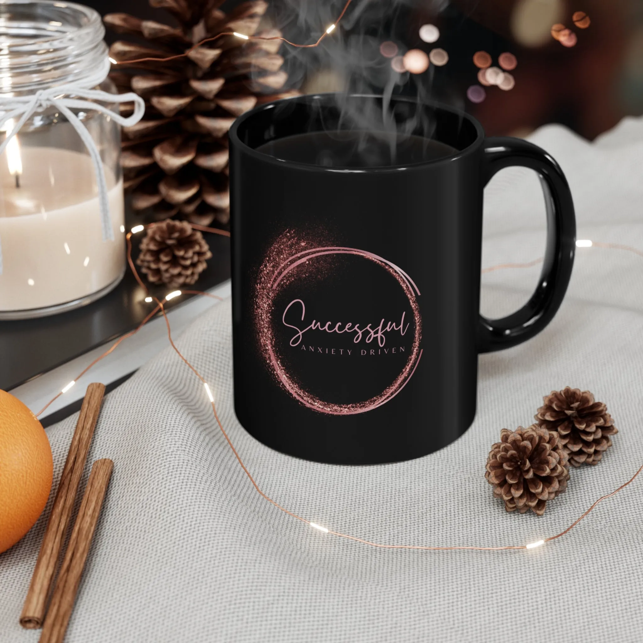 Anxiety Driven 11oz Black Mug