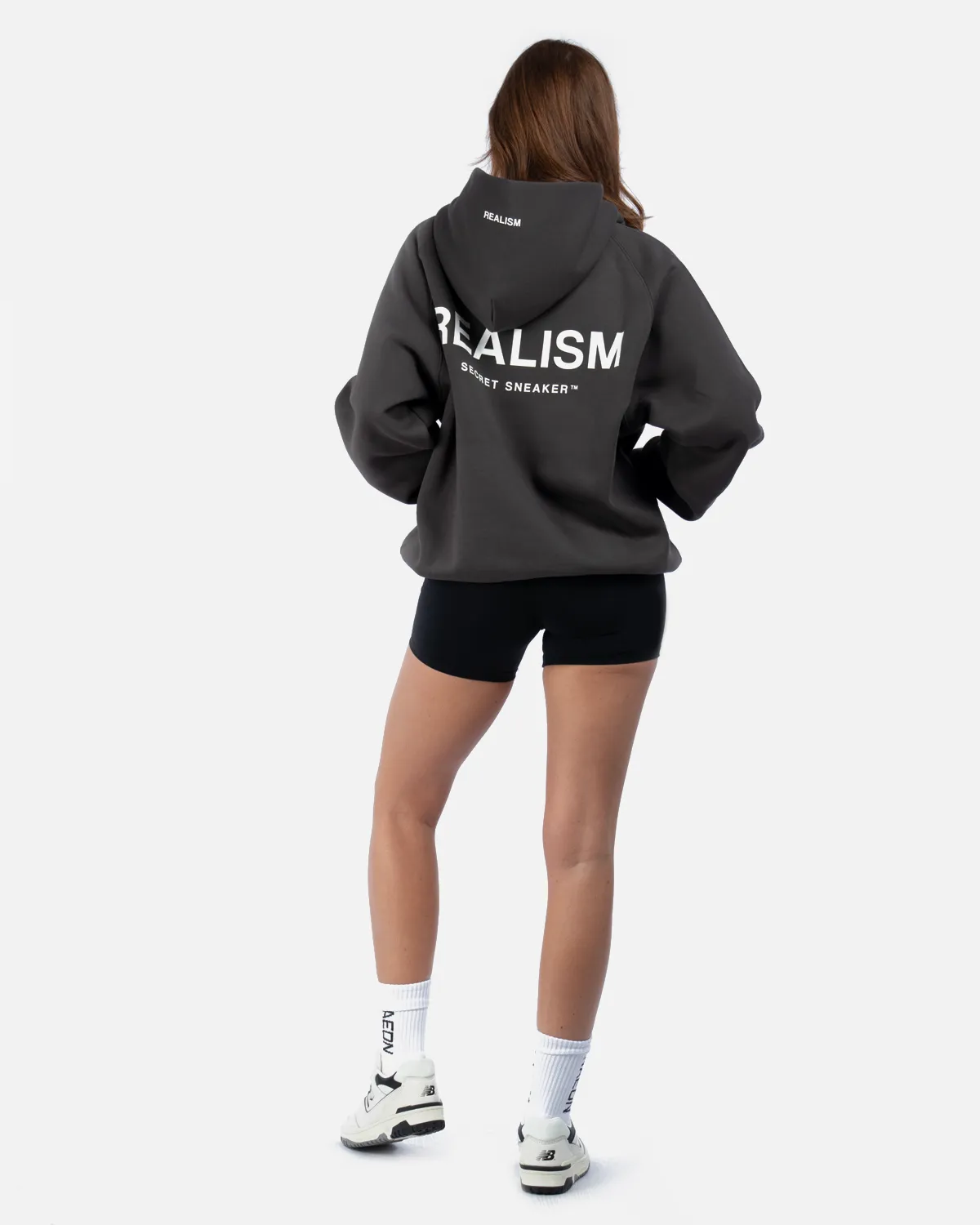 BACK LOGO HOODIE ASPHALT