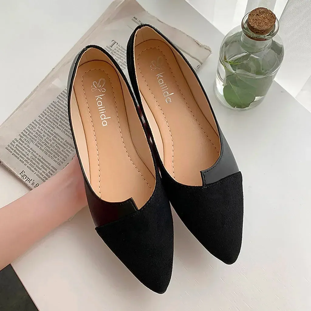 Ballerina Splice Color Mule Flats