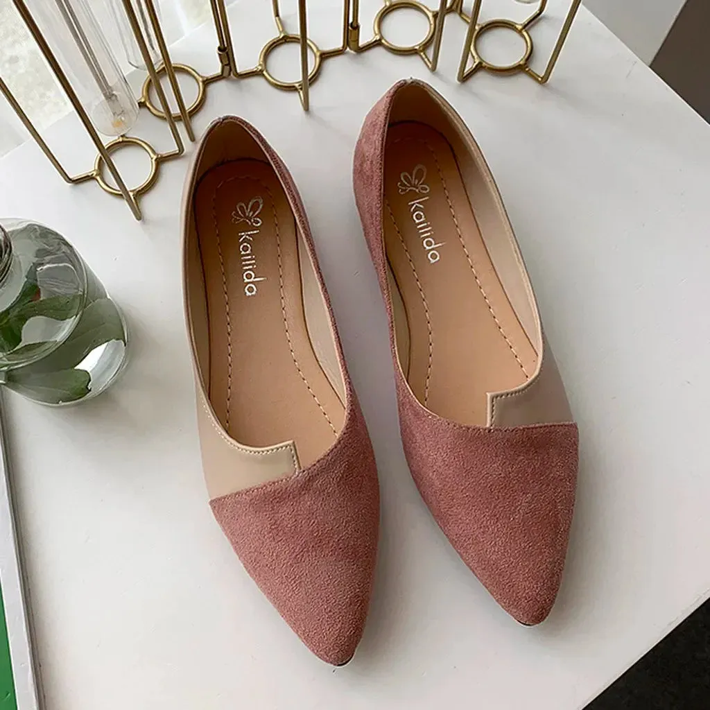 Ballerina Splice Color Mule Flats