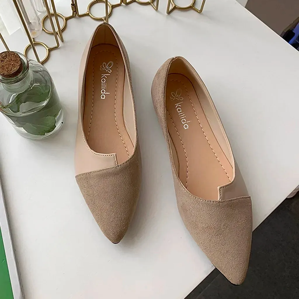 Ballerina Splice Color Mule Flats