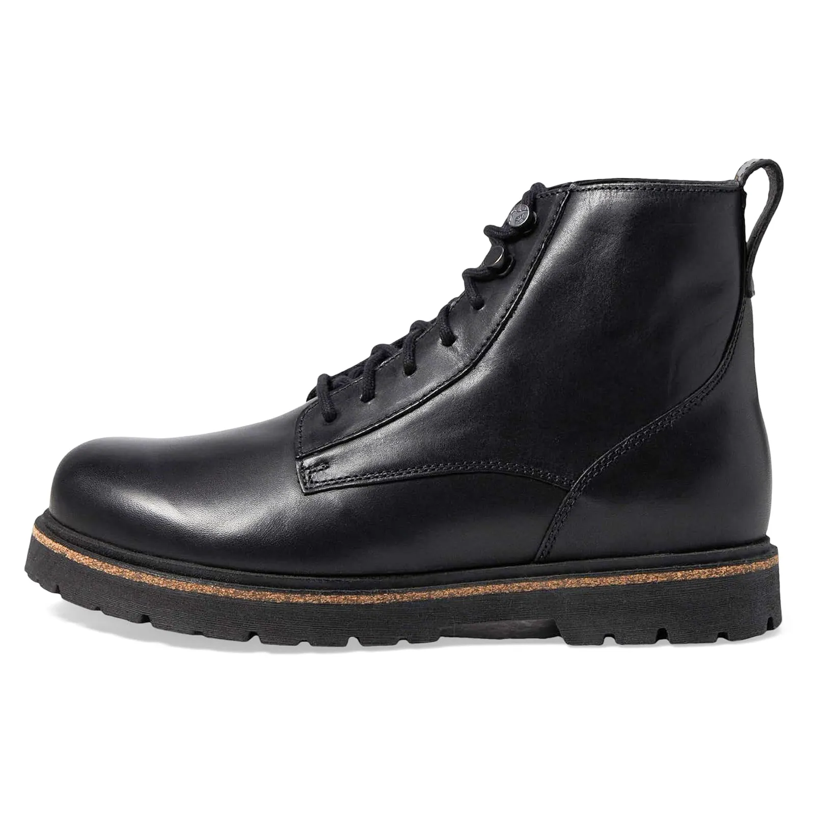 Birkenstock Highwood Lace Mid Natural Leather Men's Ankle Boots