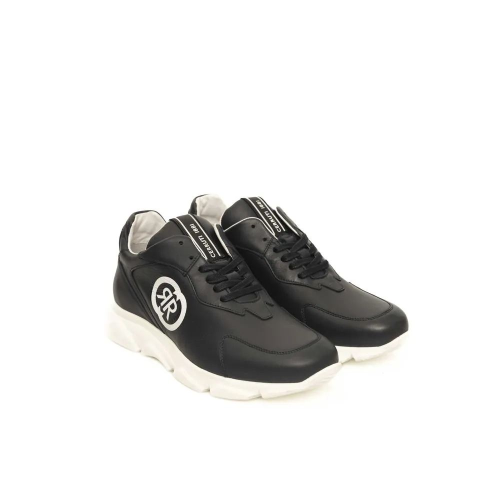 Blue Cowhide Men Sneaker