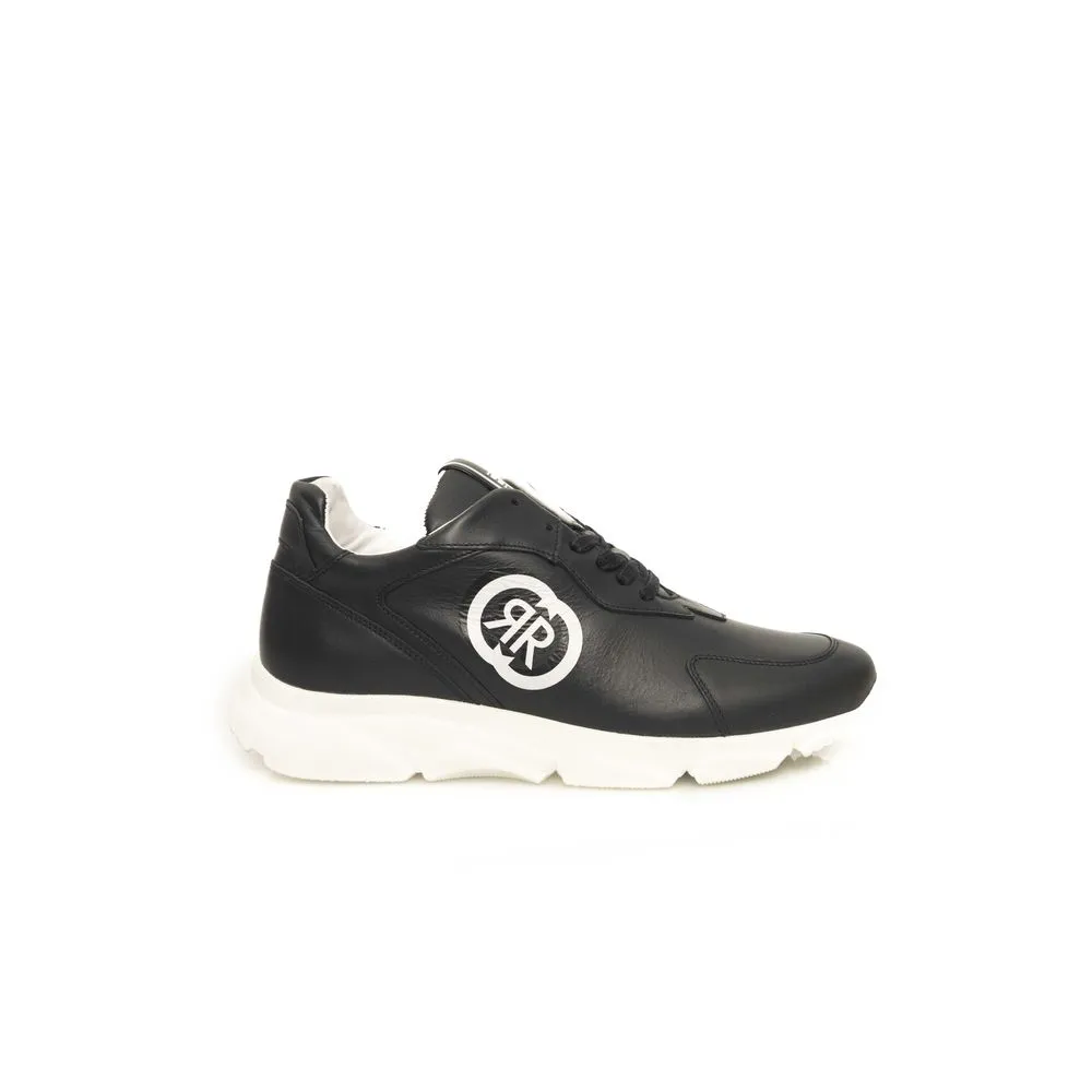 Blue Cowhide Men Sneaker