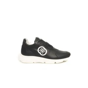 Blue Cowhide Men Sneaker