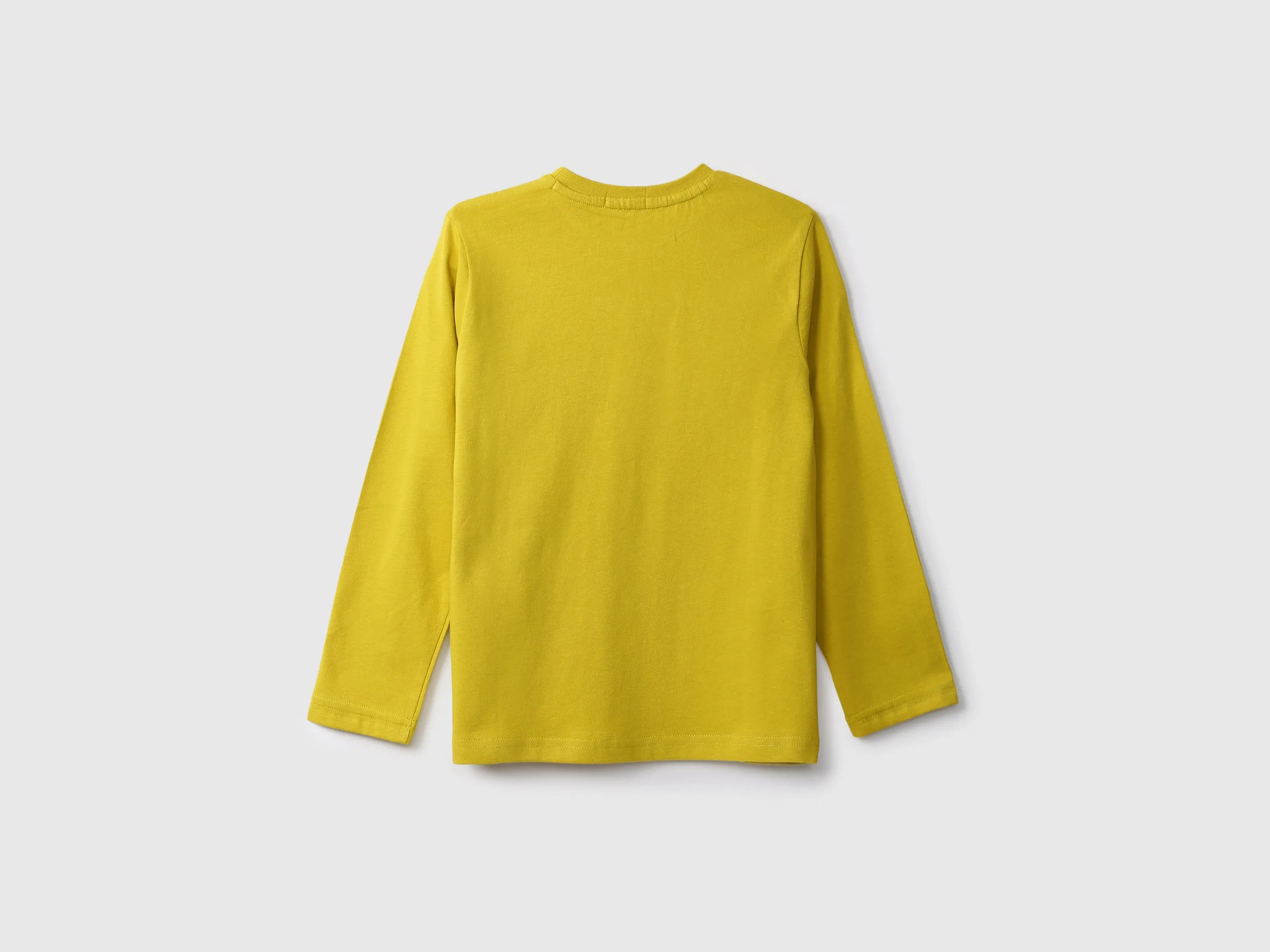 Boys Long Sleeve Yellow T Shirt