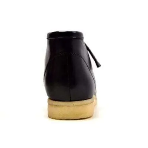 British Walkers Men's Black Leather High Top