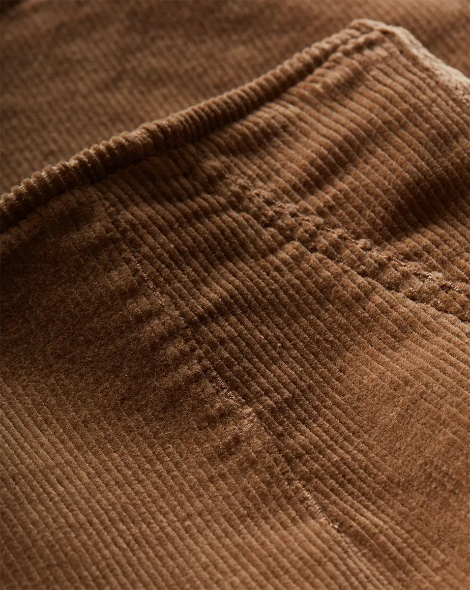 CARSON CORDUROY OFF-DUTY KICK-FLARE PANT