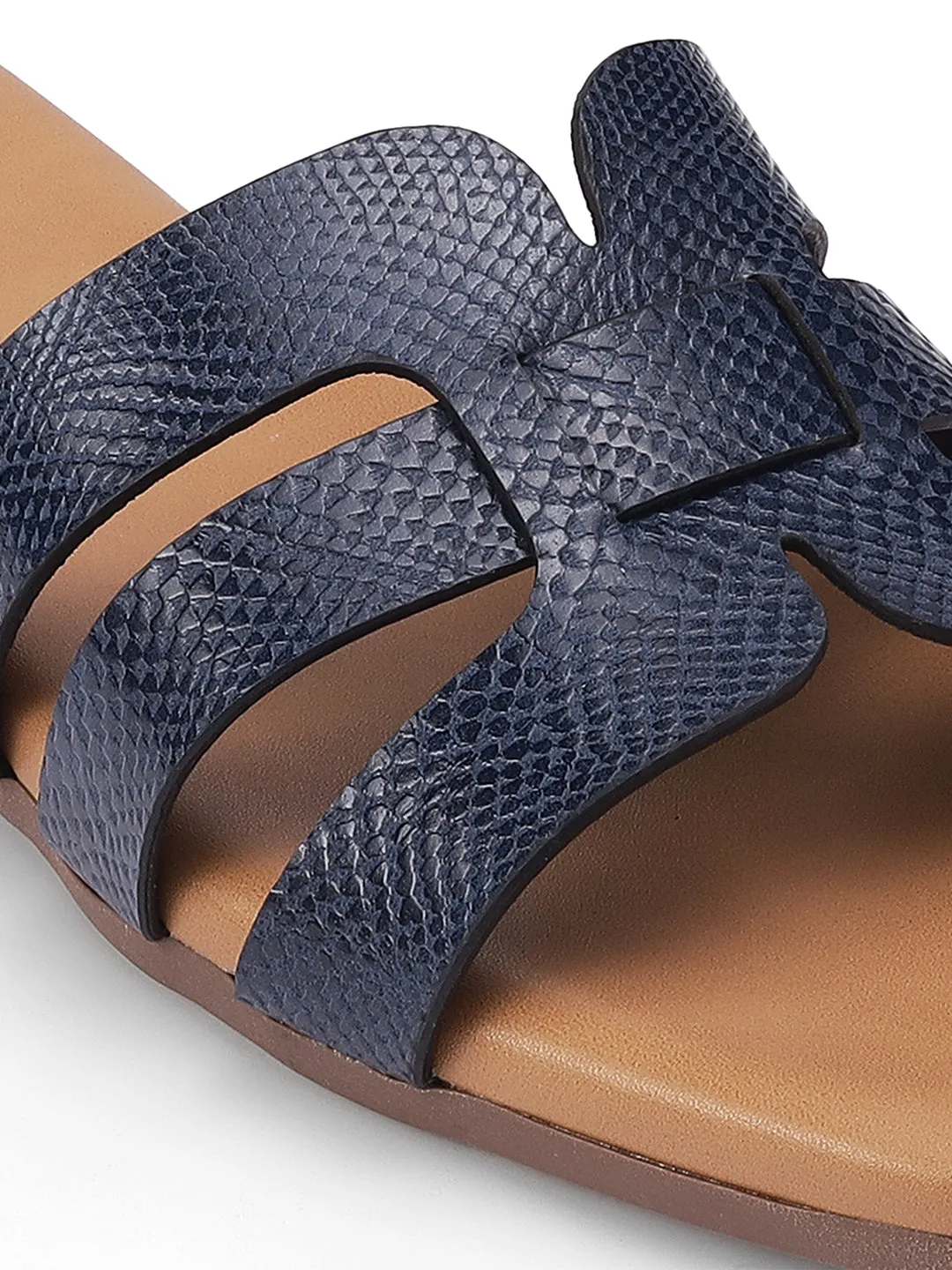 Casual Square Open Toe Slip-On Flats