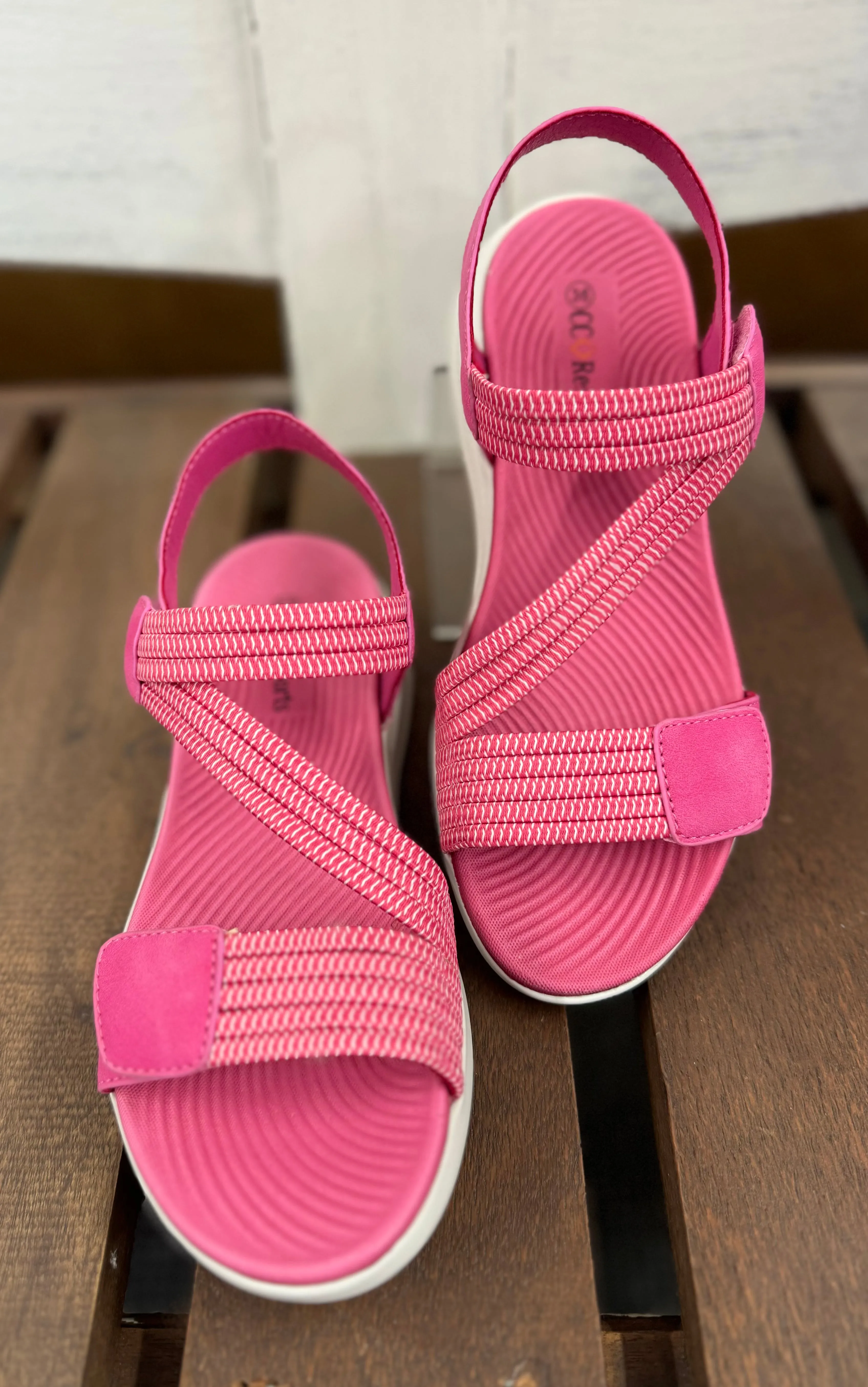 CC Resorts Florrie Fuschia Sandal