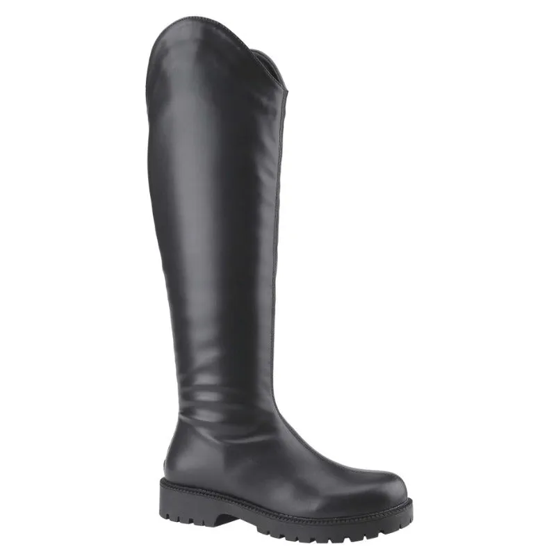 Chic Womens Tall Boots Round Toe Low Heel Comfort