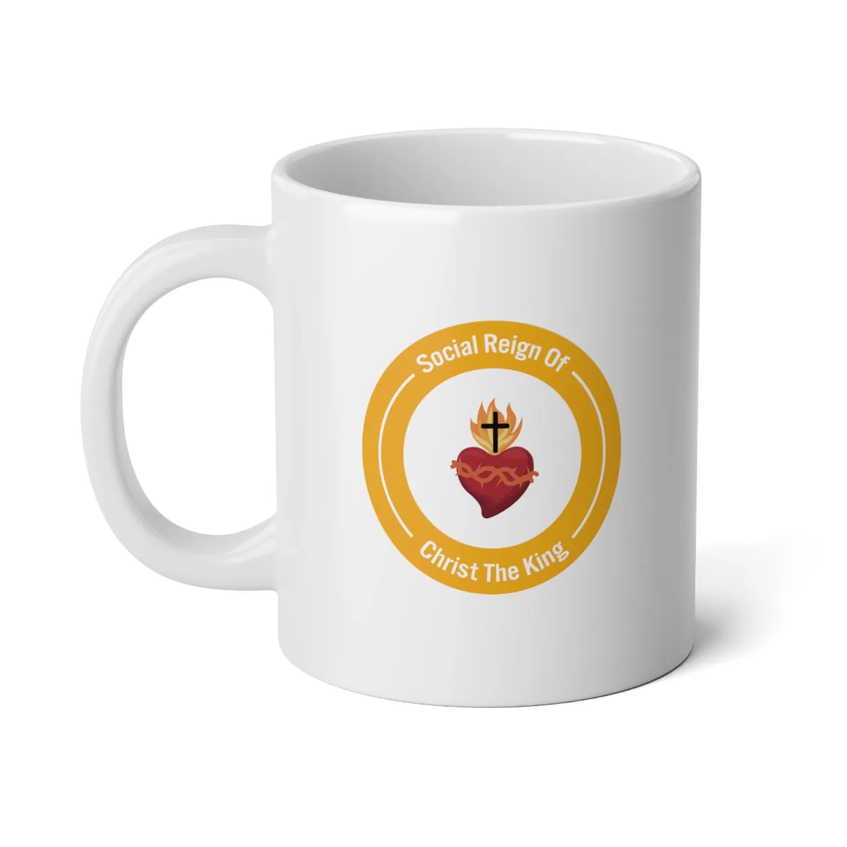 Coffee Mug Cup Jesus is King Catholic Traditional Christmas birthday gift Christianity Religious