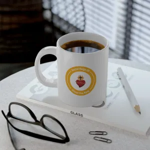 Coffee Mug Cup Jesus is King Catholic Traditional Christmas birthday gift Christianity Religious