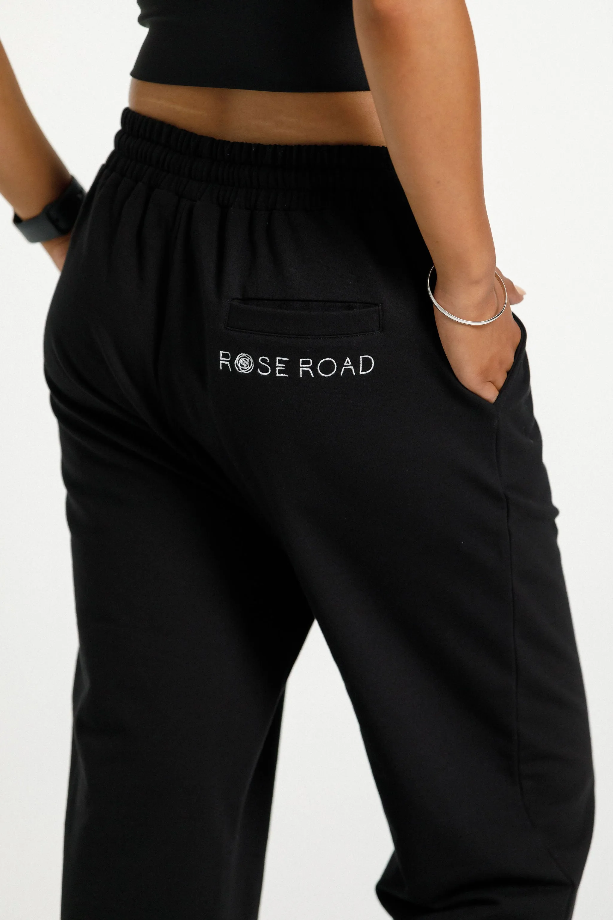 Cropped Baller Pants | Black