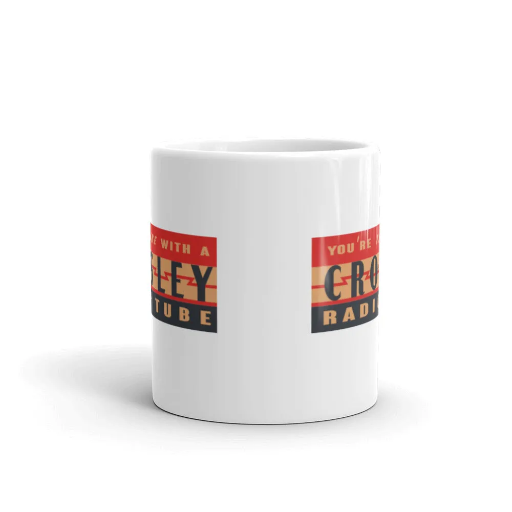 Crosley Electron Tube White glossy mug
