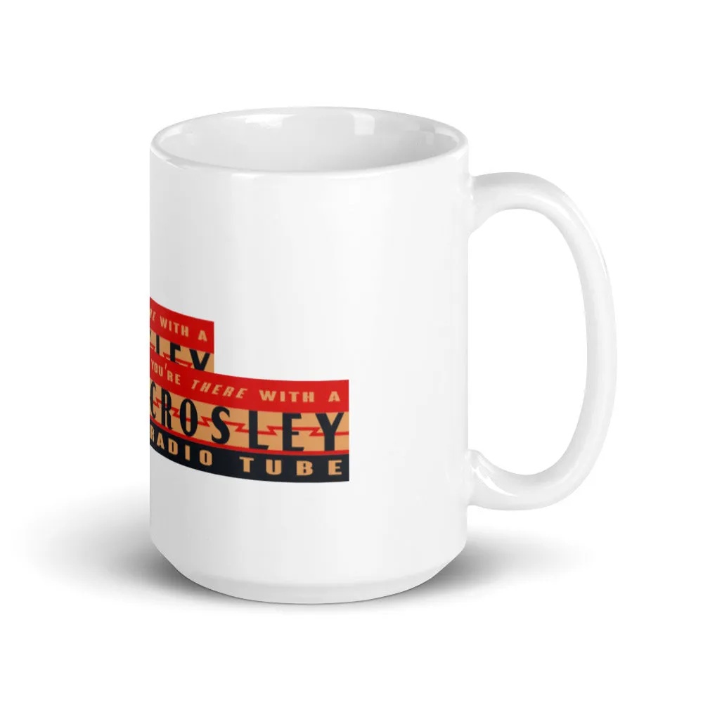 Crosley Electron Tube White glossy mug