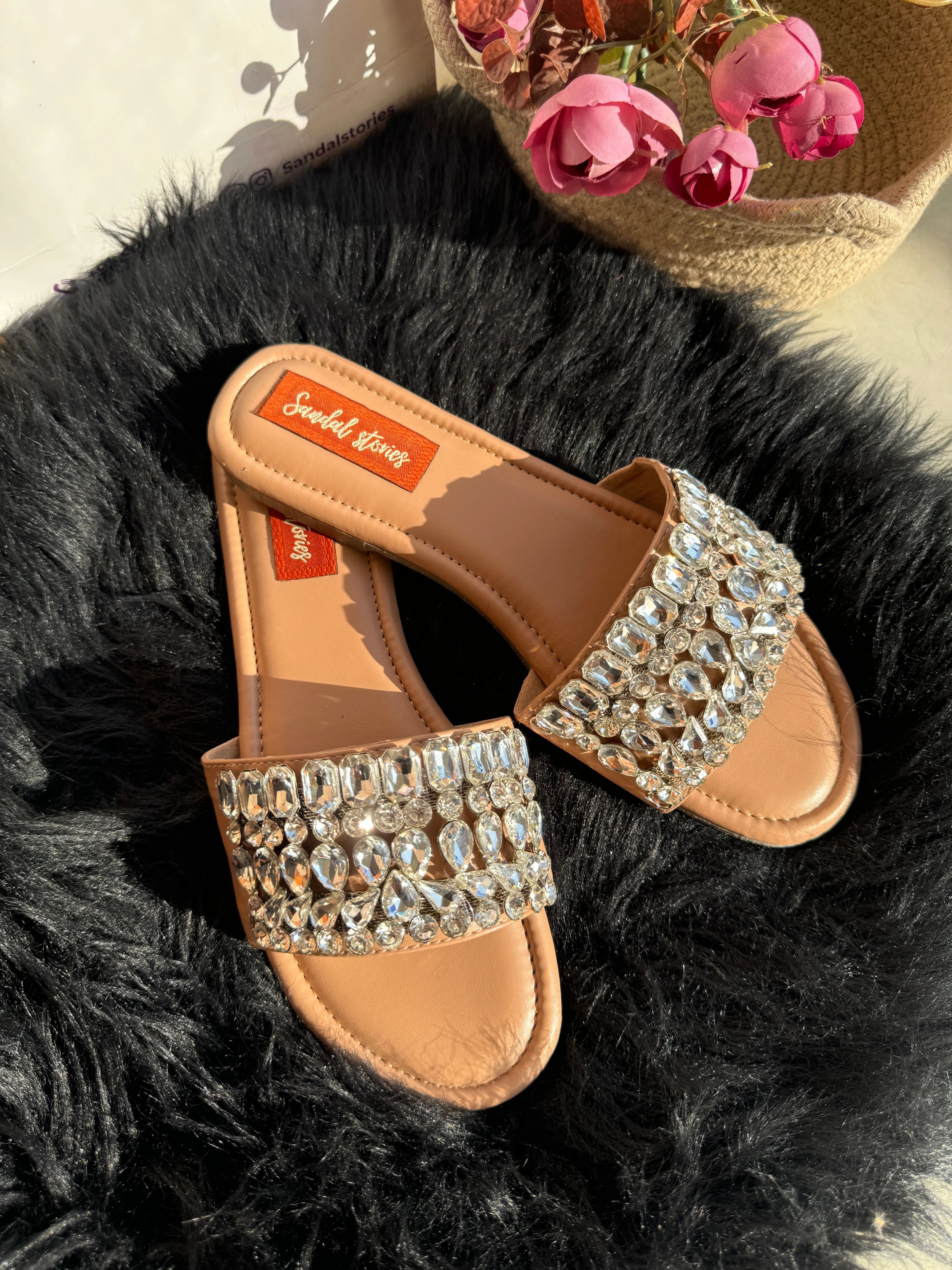 Crystal Elegance Flats