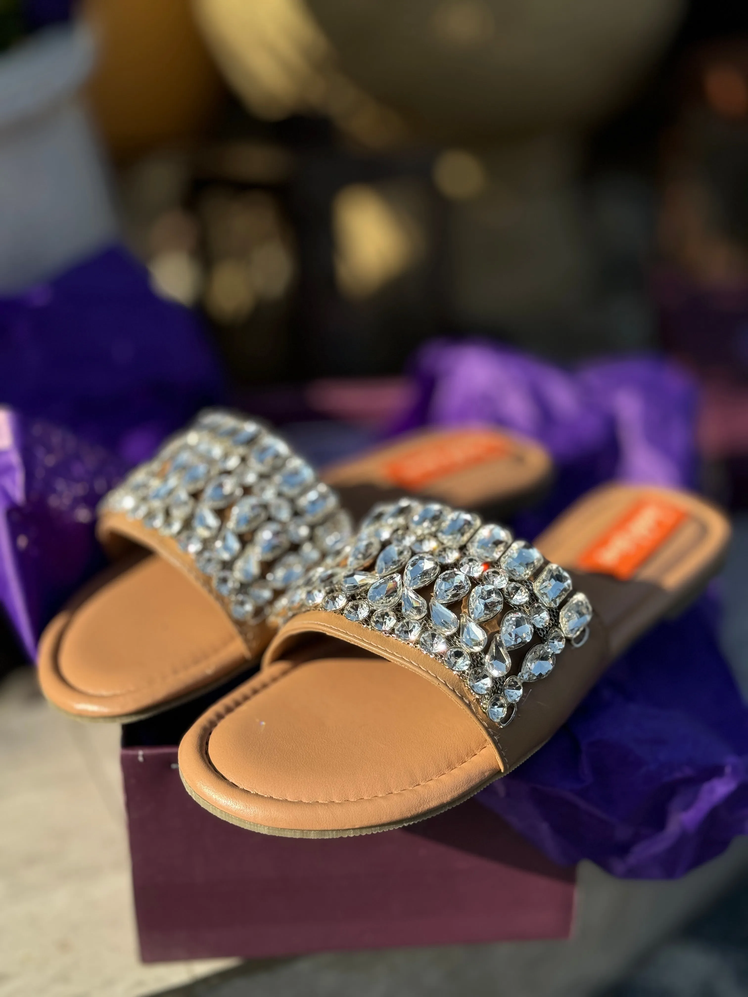 Crystal Elegance Flats