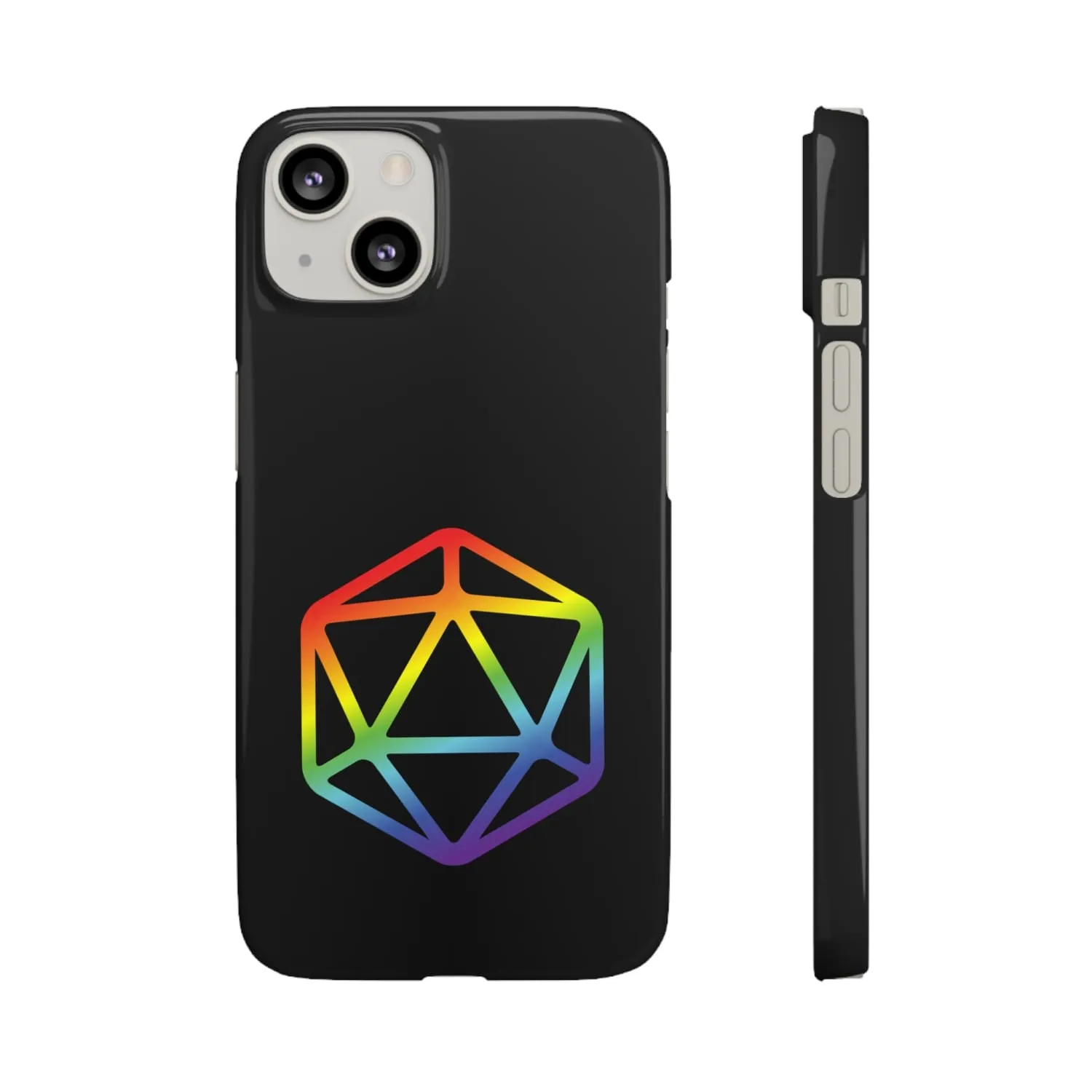 D20 Critical Pride Gay Queer Rainbow Pride PY Snap Phone Case
