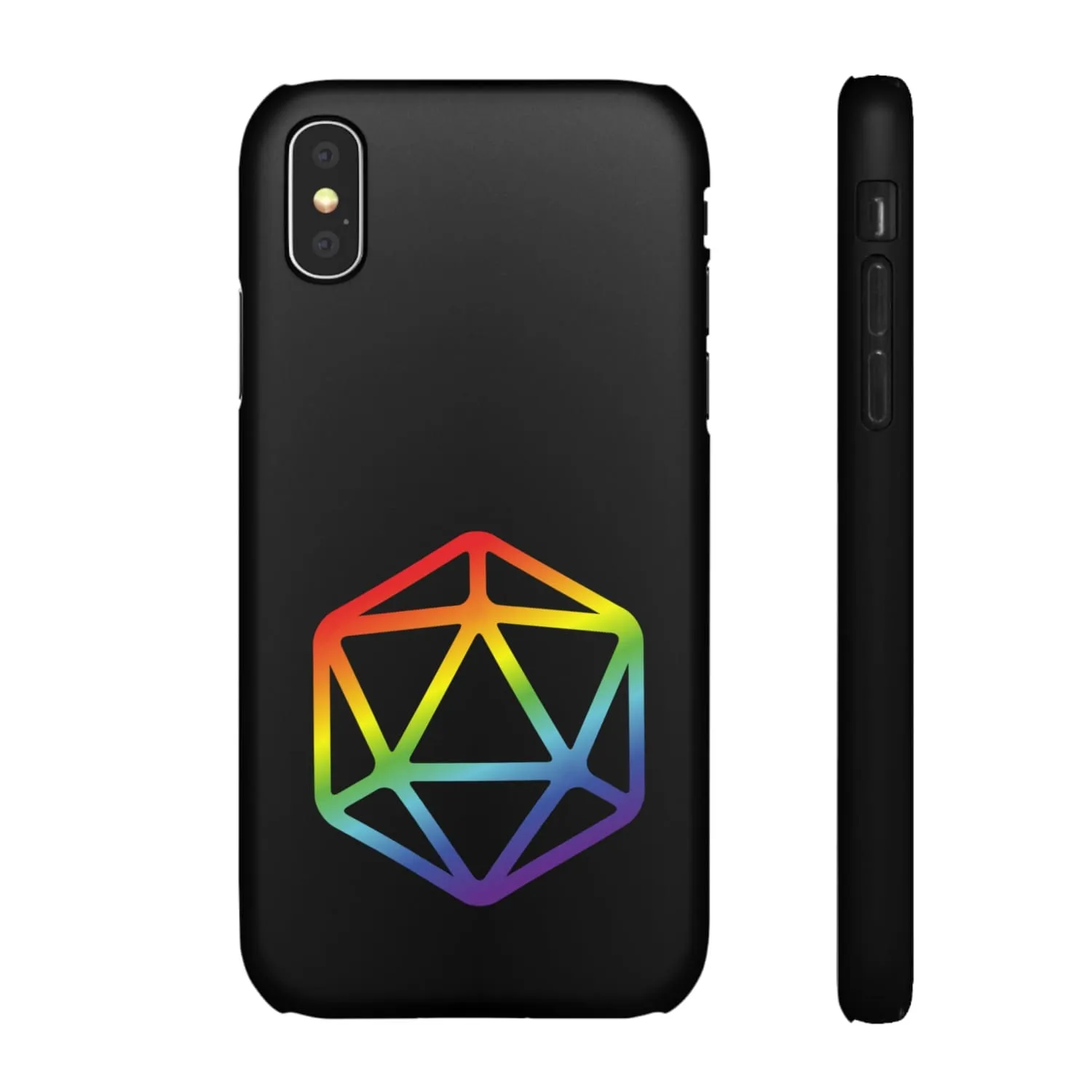 D20 Critical Pride Gay Queer Rainbow Pride PY Snap Phone Case