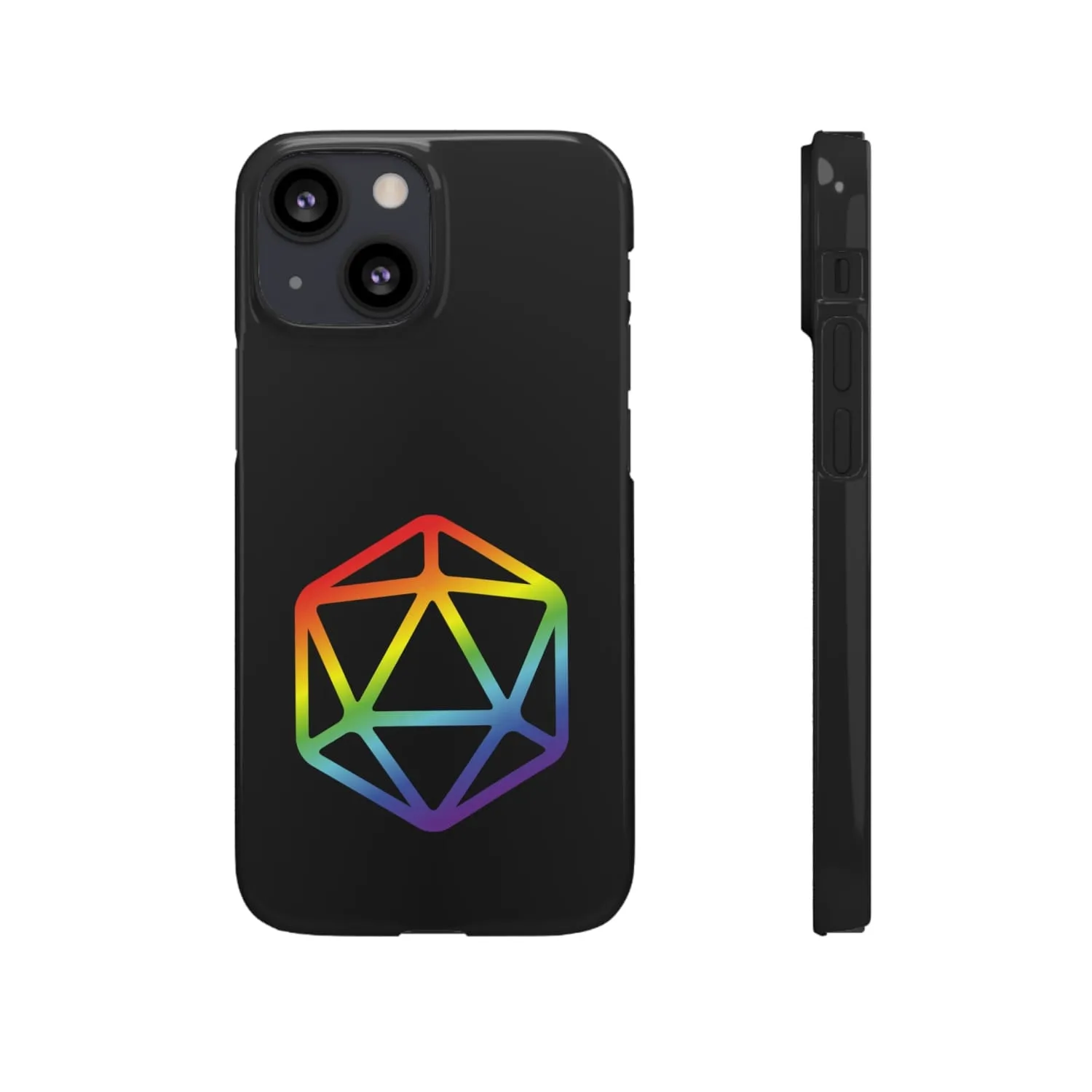 D20 Critical Pride Gay Queer Rainbow Pride PY Snap Phone Case