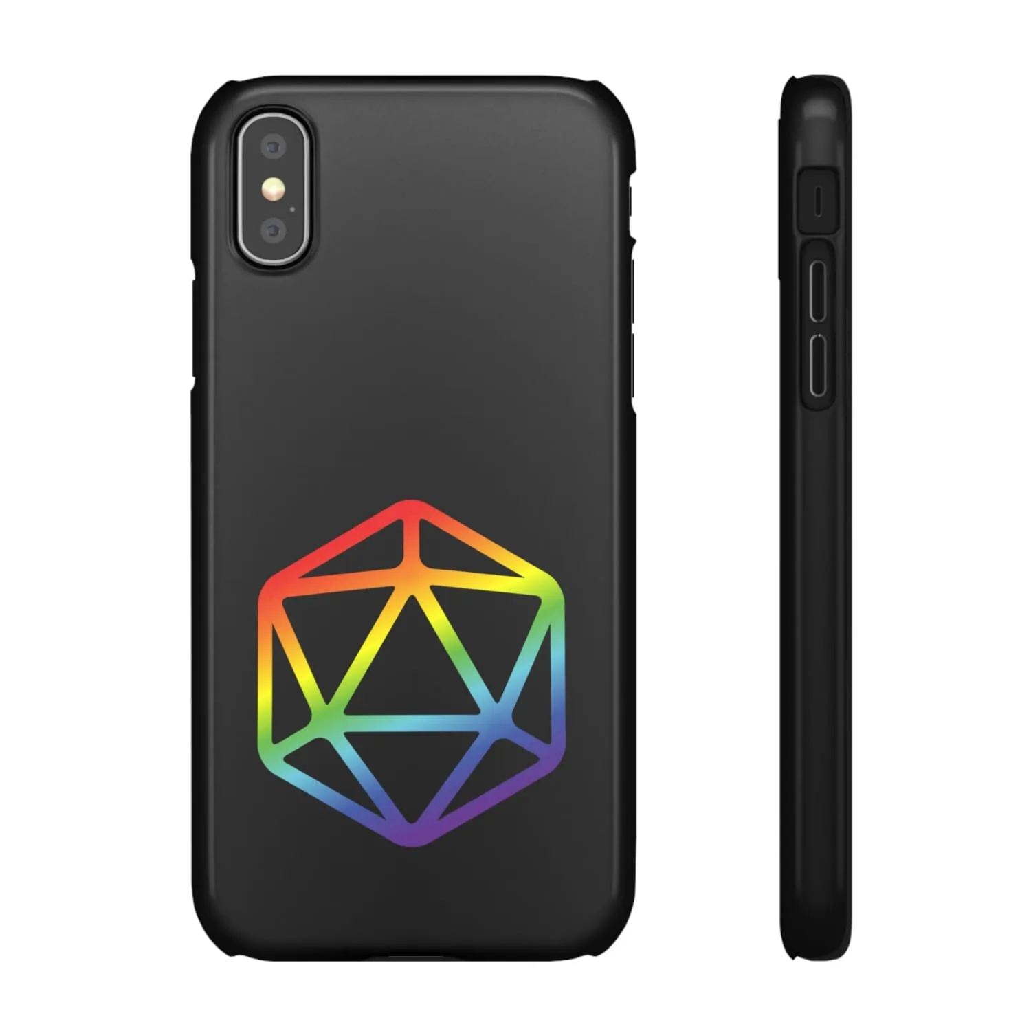 D20 Critical Pride Gay Queer Rainbow Pride PY Snap Phone Case
