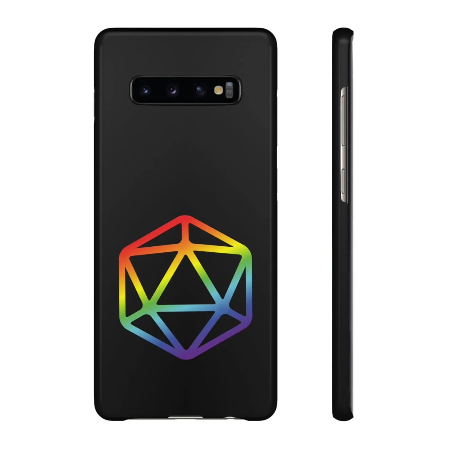 D20 Critical Pride Gay Queer Rainbow Pride PY Snap Phone Case
