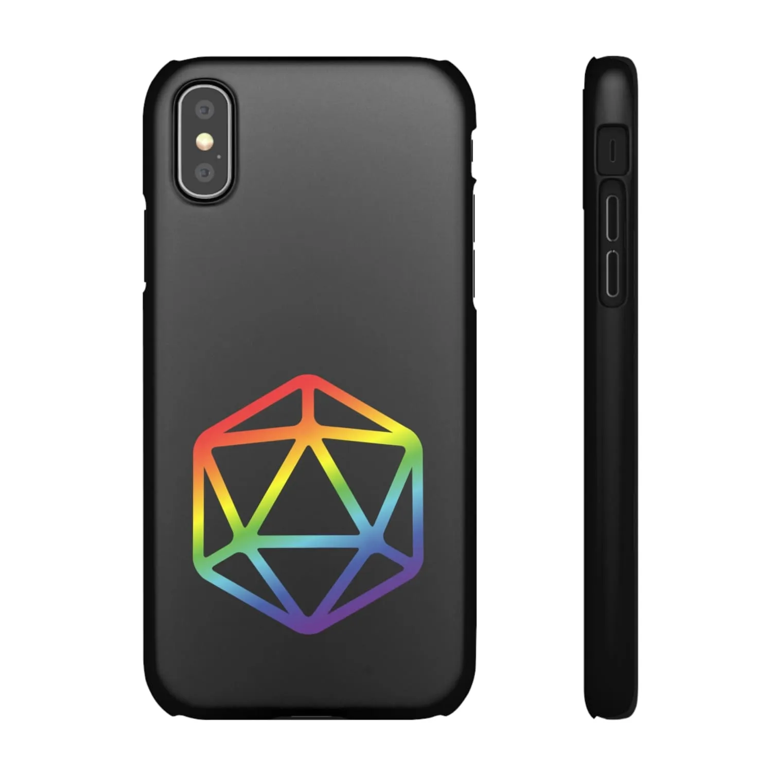 D20 Critical Pride Gay Queer Rainbow Pride PY Snap Phone Case