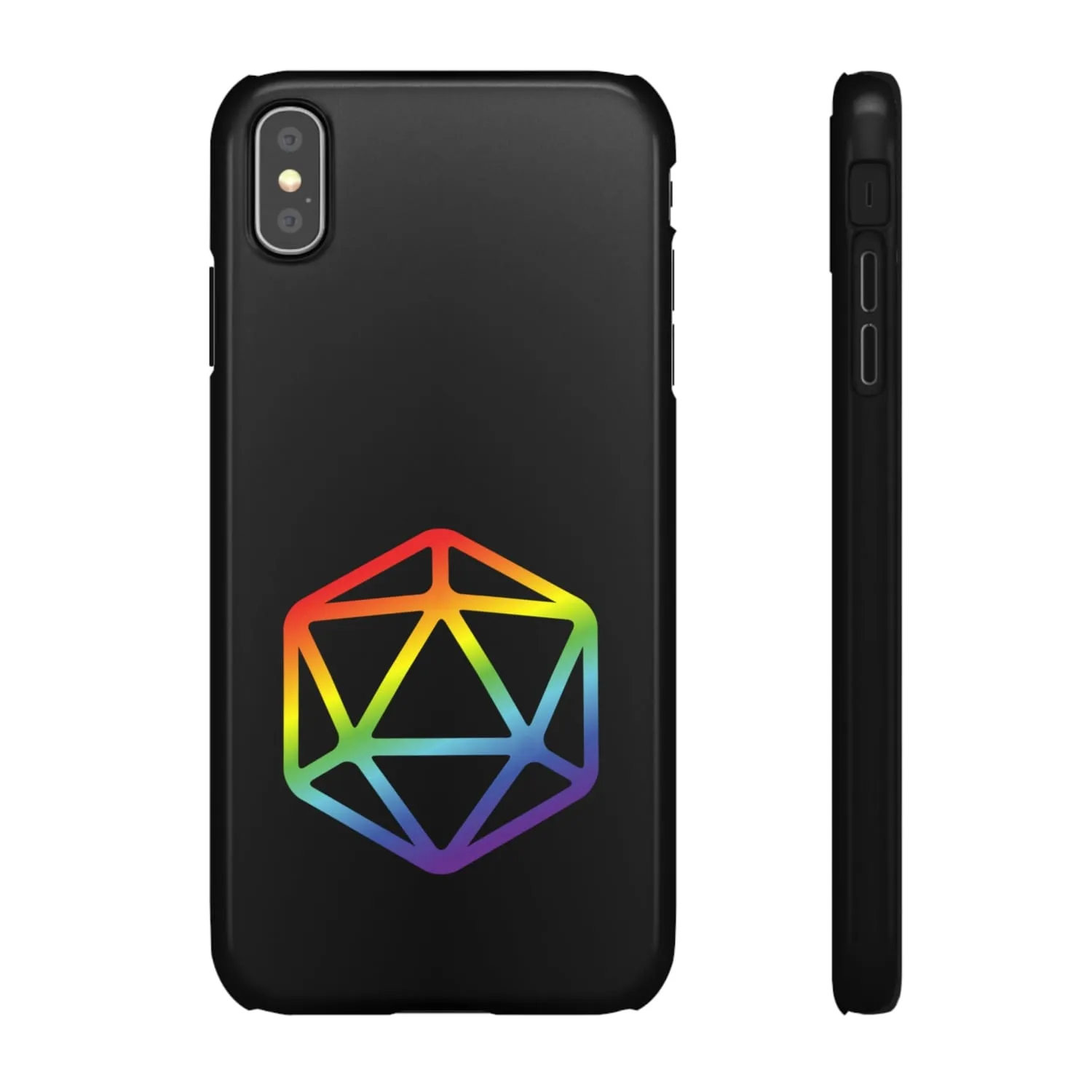 D20 Critical Pride Gay Queer Rainbow Pride PY Snap Phone Case