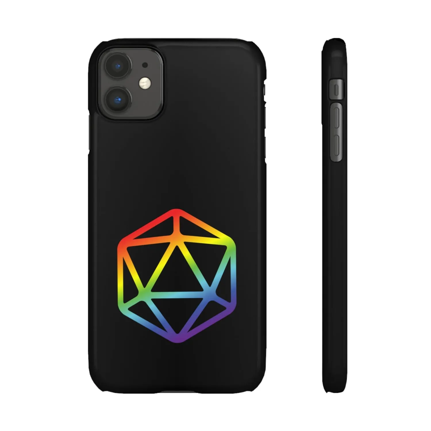 D20 Critical Pride Gay Queer Rainbow Pride PY Snap Phone Case