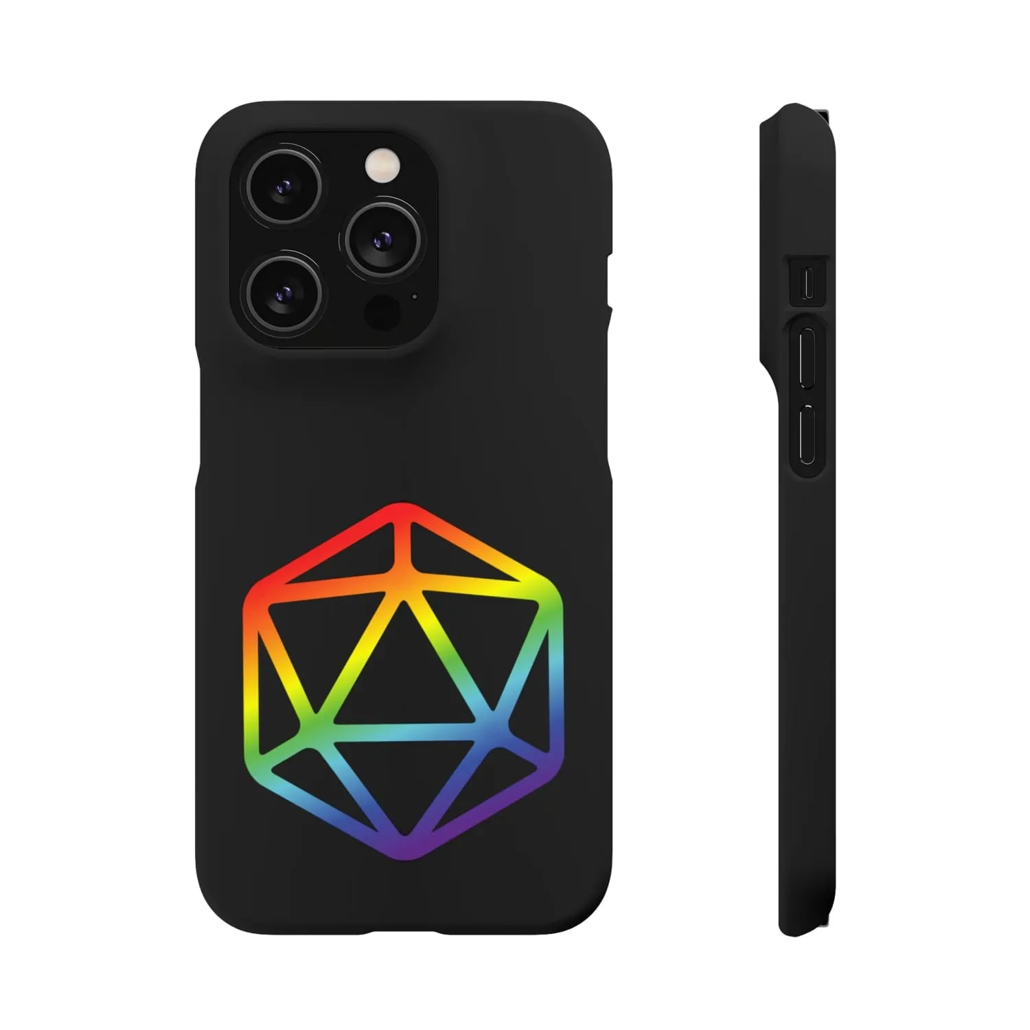 D20 Critical Pride Gay Queer Rainbow Pride PY Snap Phone Case