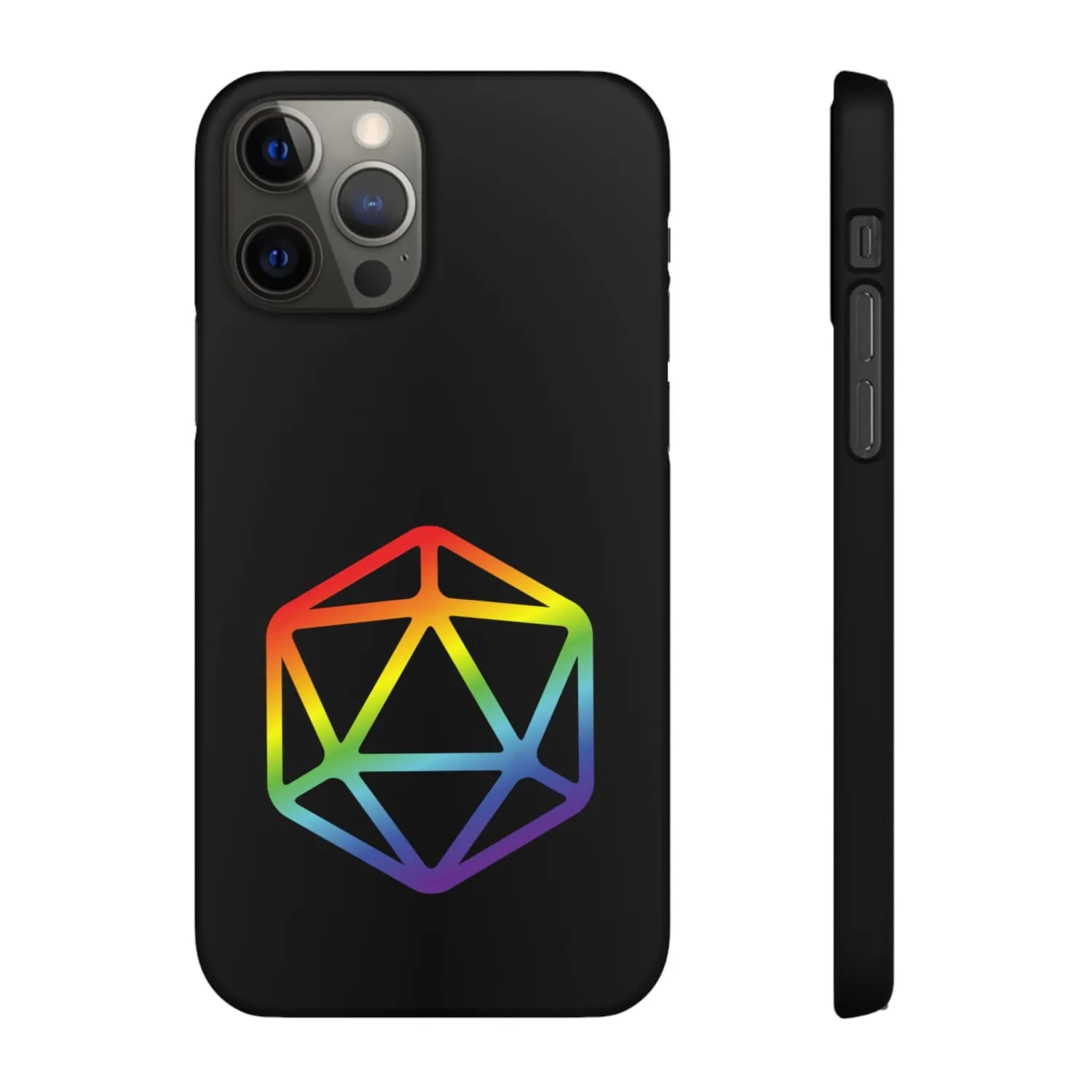 D20 Critical Pride Gay Queer Rainbow Pride PY Snap Phone Case